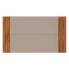 Home Painel Extensivo Fresno Mobler Para TV ate 60" Polegadas Grigio Fosco Cinamomo Mel