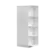 Roupeiro Smim Peroba 2 Portas 3 Gavetas Com Prateleiras Externas 100% MDF Branco Brilho