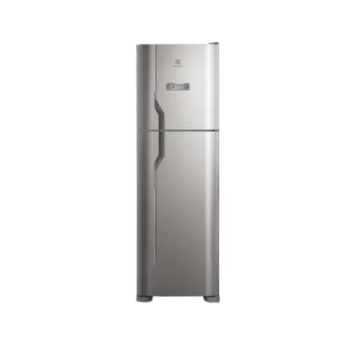 Refrigerador Electrolux DFX44 Frost Free 400L Turbo Freezer Duplex Inox Look 127V