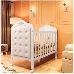 Conjunto Berco Elo Peroba Com Kit Captone Elo 2018 Em MDF Branco Brilhoso