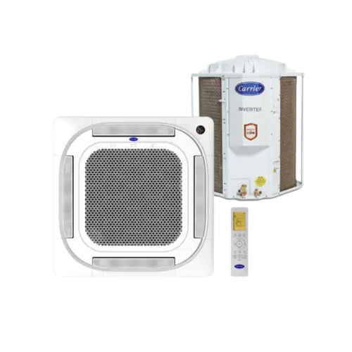 Ar Condicionado Split Cassette Carrier 48.000 BTUs 4 Vias Inverter Frio Branco 220V