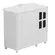 Comoda Elo New Peroba 1 Porta 4 Gavetas Em MDF Branco Brilho