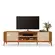 Rack Bancada Legacy 2.0 EDN 22104 Para TV Ate 75" Polegadas Off White/Cedro