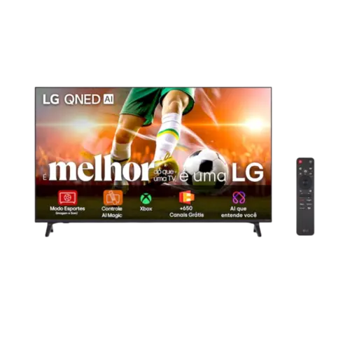 Smart TV LG 65" 4K Ultra HD QNED AI HDR10 Wi-Fi Reconhecimento De Voz