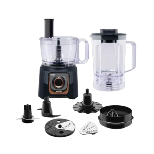 Multiprocessador Arno 700W 24 Funcoes 2 Velocidades + Pulsar Preto 127V