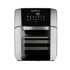 Fritadeira Britania Air Fryer Oven 12 Litros Com Desligamento Automatico Preto Inox 127V