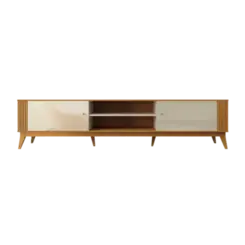 Rack Bancada EDN Legacy 1.6 Para TV's de Ate 60" Off White Cedro