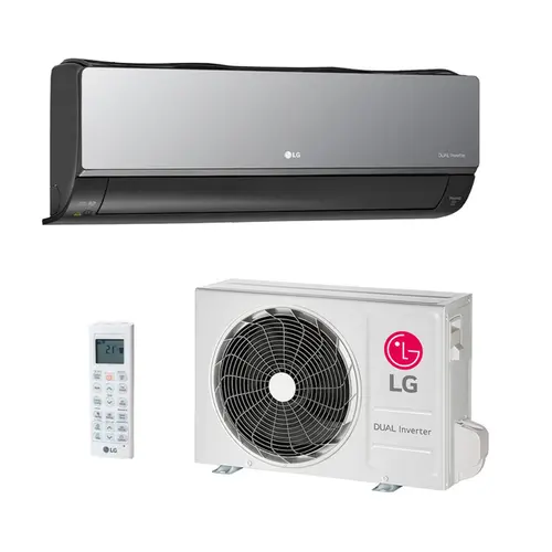 Ar Condicionado Split LG 22.000 BTUs Dual Inverter Voice +AI Artcool Frio Cinza 220V