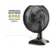 Ventilador Britania De Mesa e Parede Com Tecnologia Maxx Force Preto 127V