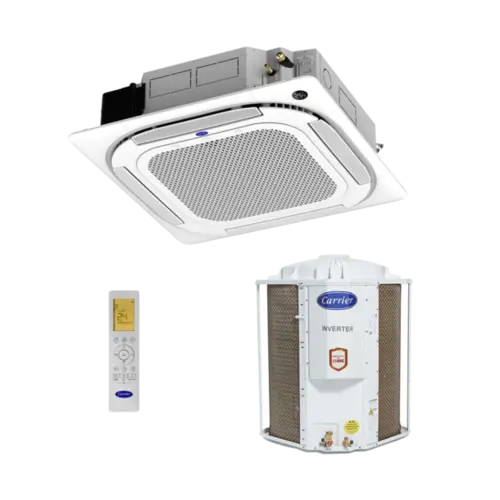 Ar Condicionado Split Cassete Carrier 36.000 BTUs Inverter Frio 4 Vias Monofasico Branco 220V