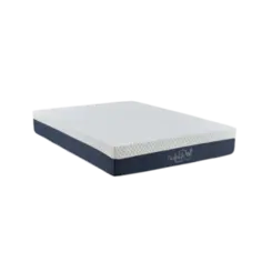 Colchao Casal Kappesberg De Mola Ensacada Confort Roll 138x188x28 Branco Azul Marinho