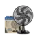 Ventilador de Mesa Ventisol Turbo 6 Pas 40cm Preto Cinza 127V