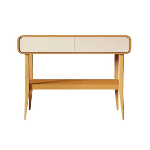 Aparador EDN LIV 2 Gavetas 1 Prateleira Cedro Off White