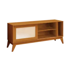 Rack Bancada EDN Cayman Para TV's De Ate 55" Off White Cedro