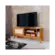 Rack Bancada EDN Cayman Para TVs Ate 55" 1 Porta Cedro