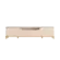 Rack Bancada EDN Aron 2,40m Para TV's de Ate 75" Off White Cedro