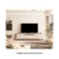 Rack Bancada EDN Aron 2,40m Para TV's de Ate 75" Off White Cedro