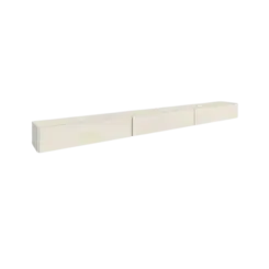 Aparador Suspenso EDN Aspen 1.35 Com 3 Portas Basculantes Off White
