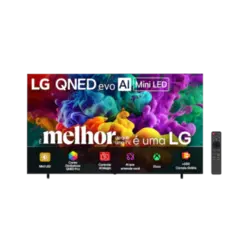 Smart TV Lg QNED 100" evo AI 4K UHD Mini LED Preta