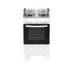 Fogao Atlas Milao Plus 4 Bocas Com Mesa Inox Branco Bivolt