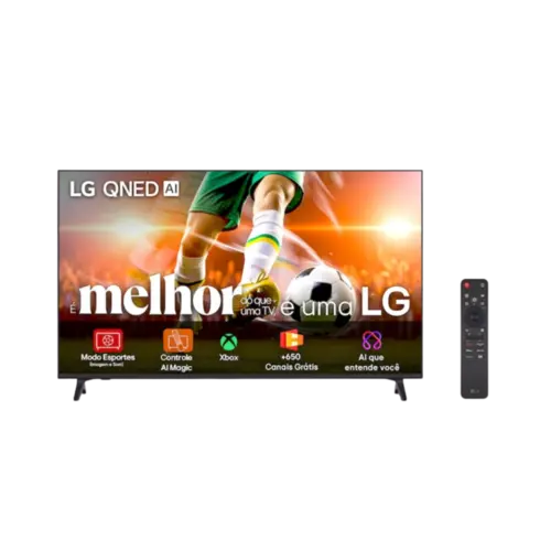 Smart TV LG 50" QNED AI  4K Ultra HD  Wi-Fi Reconhecimento Inteligente De Voz 2025