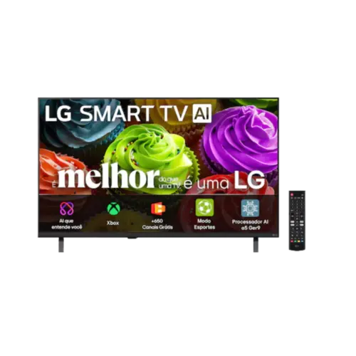 Smart TV LG  32" HD AI HDR10 Pro Preto