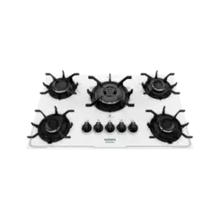 Cooktop Itatiaia  Itamaster 5 Queimadores Branco Bivolt