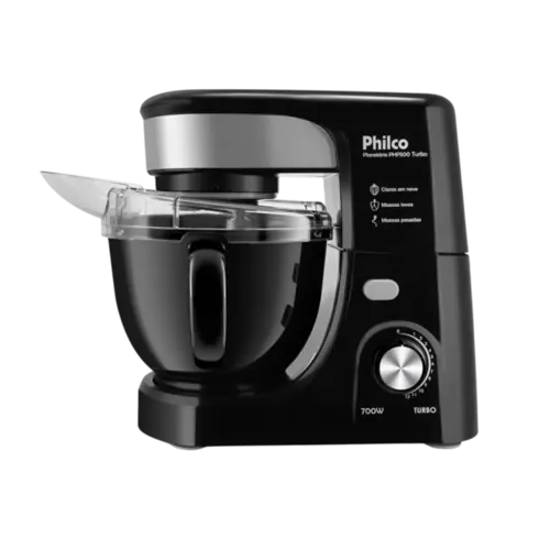 Batedeira Philco Planetaria 12 Velocidades 700W Turbo Preto 127V