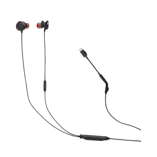 Fone De Ouvido JBL Com Fio Quantum Preto