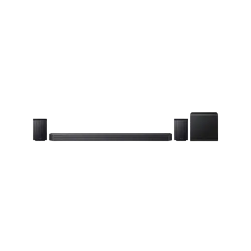 Soundbar Samsung Serie Q 9.1.4 Canais Subwoofer e Caixas Traseiras Preto