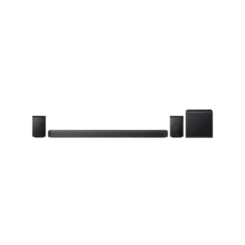 Soundbar Samsung Serie Q 9.1.4 Canais Subwoofer e Caixas Traseiras Preto
