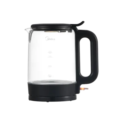 Chaleira Midea KGL17P1 Vidro Transparente Preto  127V