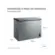 Freezer Midea Horizontal 234L 1 Tampa Frost Free Inverter Prata Bivolt