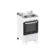 Fogao Atlas Milao 4 Bocas Com Mesa Inox Branco
