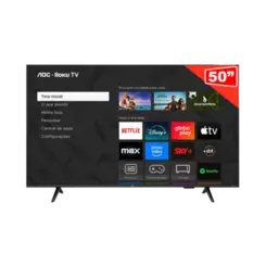 Smart TV AOC  Roku 50" LED 4K   TV 50U7066/78G